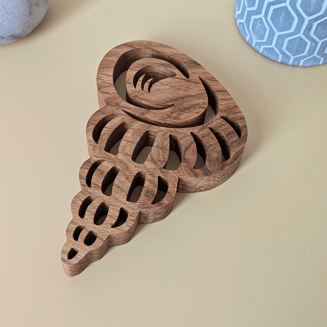 Coquillage en chêne