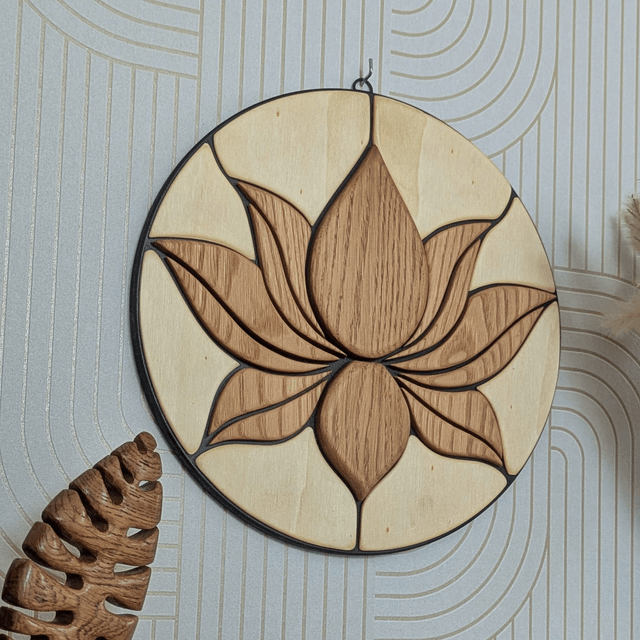 Tableau fleur de lotus multi-part