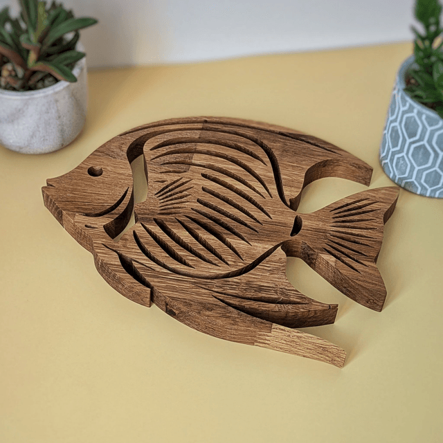 Poisson en chêne