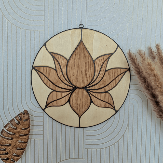 Tableau fleur de lotus multi-part