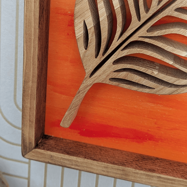 Tableau feuille automne