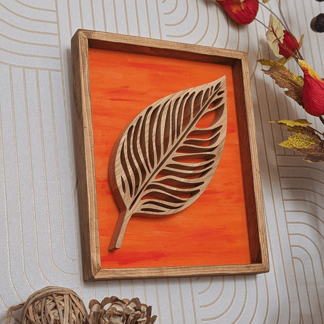 Tableau feuille automne