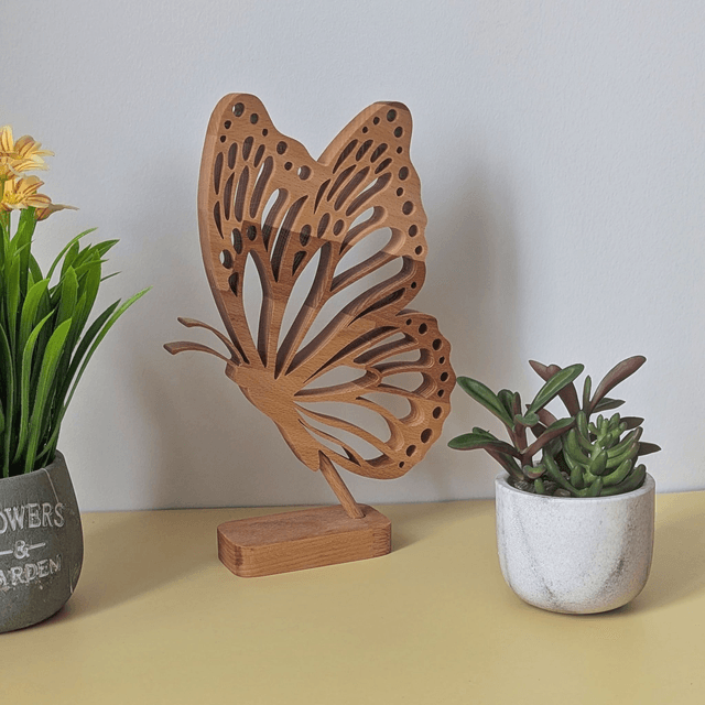 Papillon en hêtre