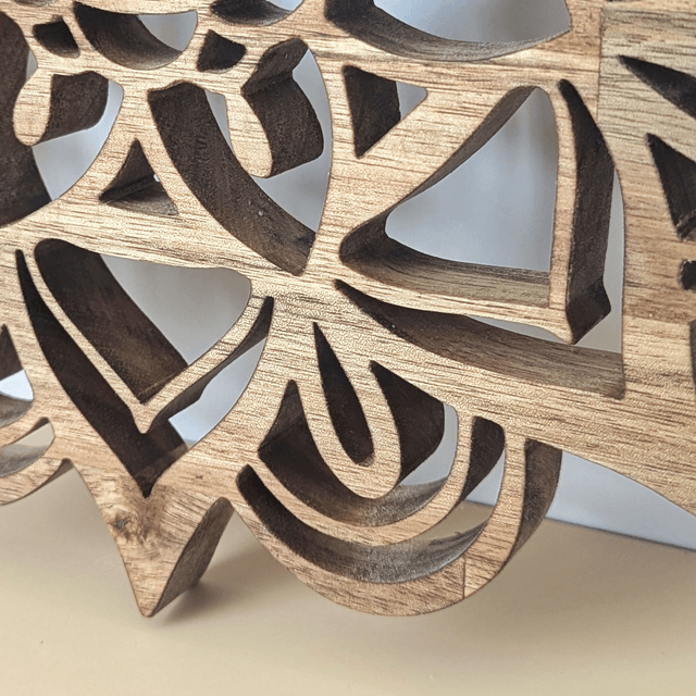 Mandala en acacia