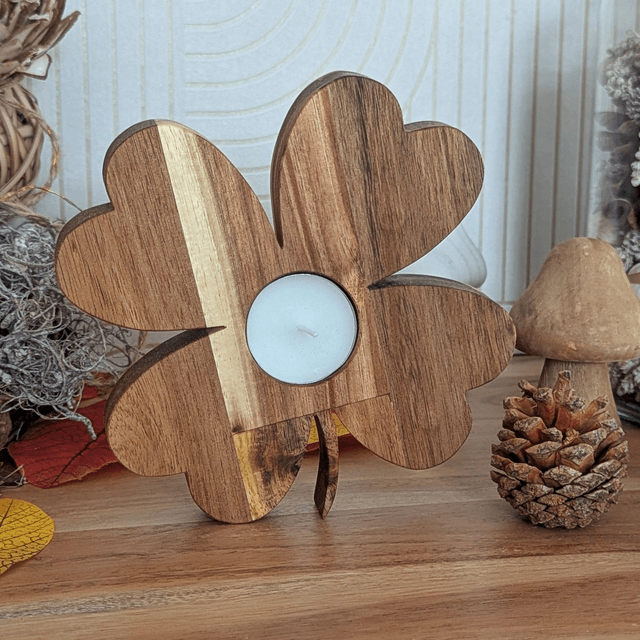 Trèfle en frêne acacia