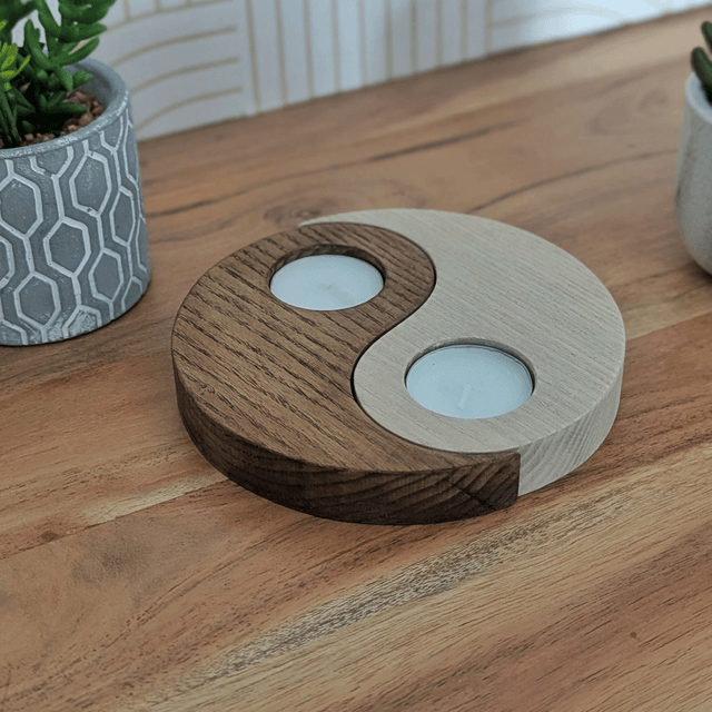 Yin et Yang en frêne