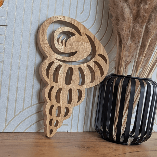Coquillage en acacia