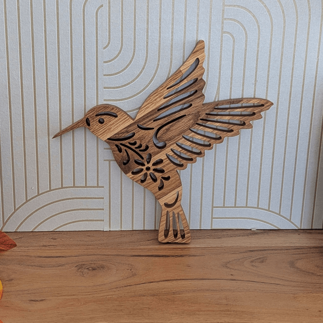 Colibri en chêne