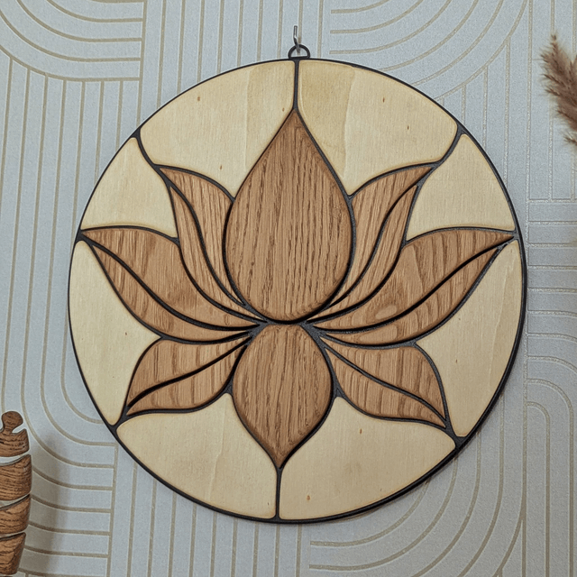 Tableau fleur de lotus multi-part
