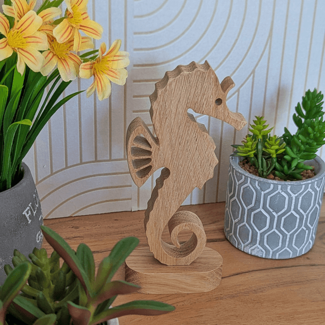 Hippocampe en chêne