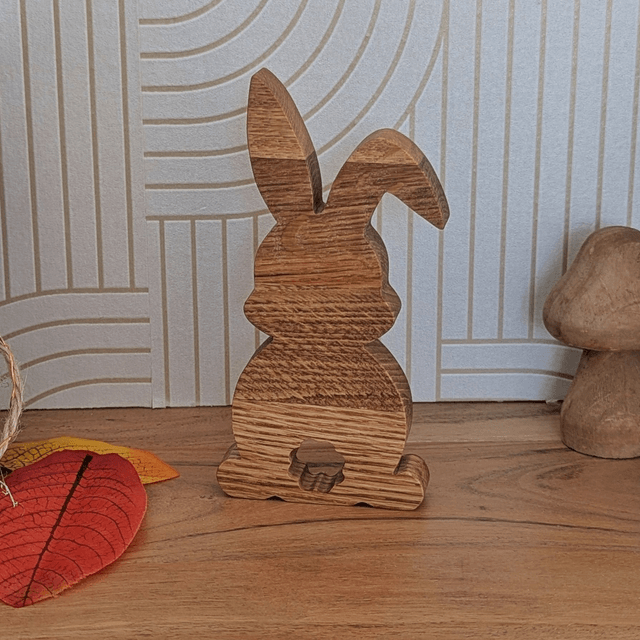 Lapin en chêne