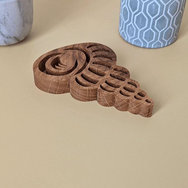 Coquillage en chêne
