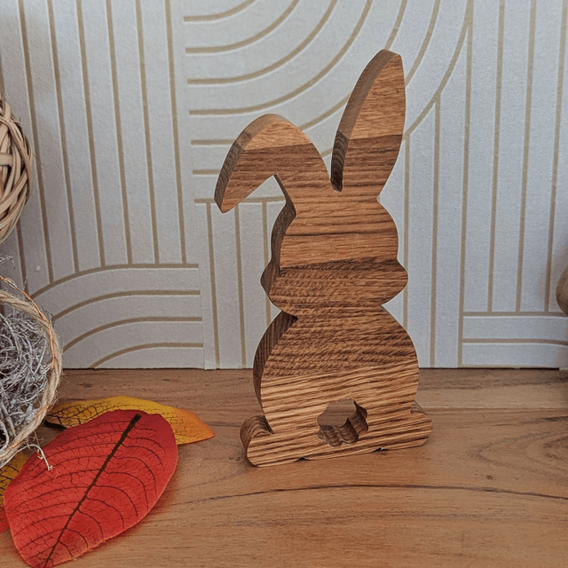 Lapin en chêne