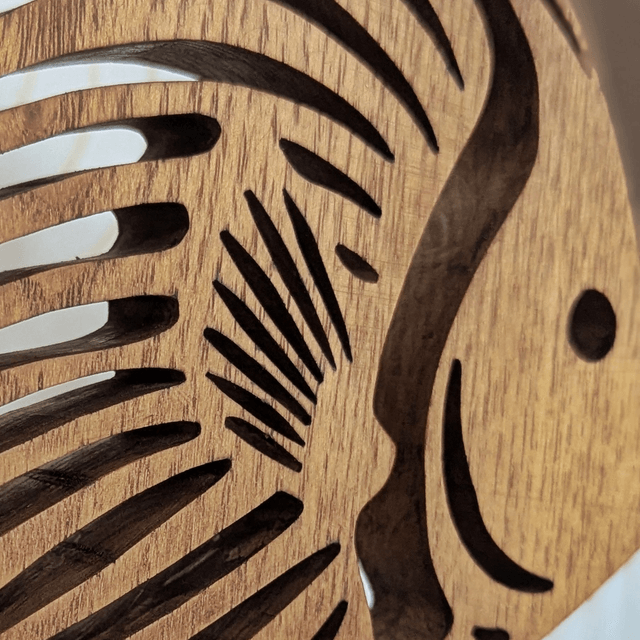 Poisson en robinier faux acacia