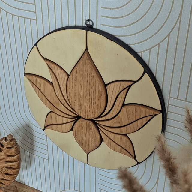 Tableau fleur de lotus multi-part