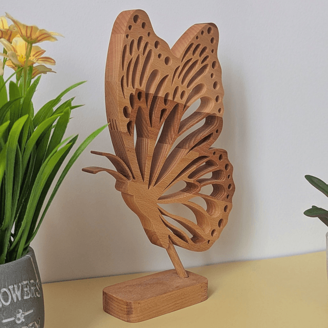 Papillon en hêtre