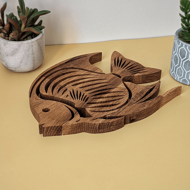 Poisson en chêne