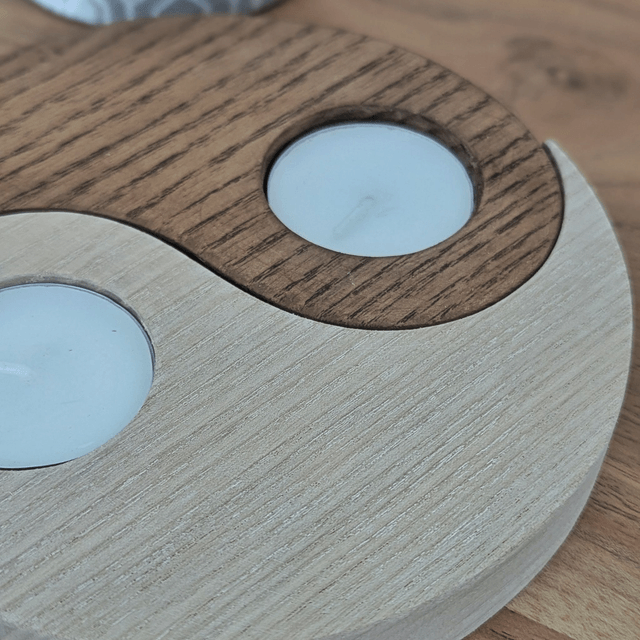 Yin et Yang en frêne