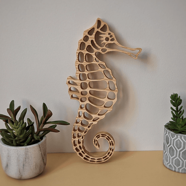 Hippocampe en frêne