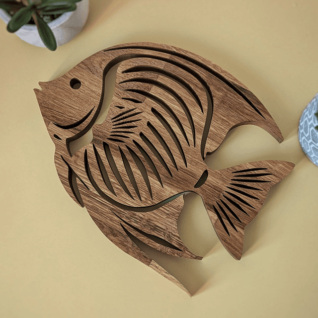 Poisson en chêne